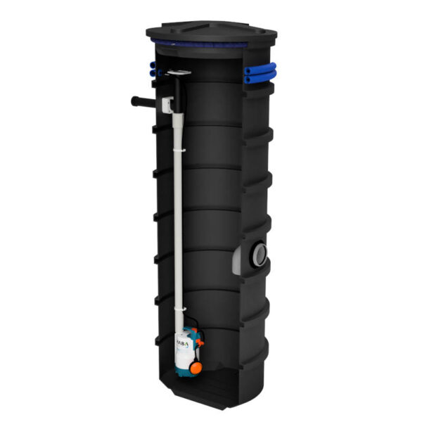 HABA väikepumpla drenaaži või sademeveele, Ø670, kõrgusega 2,07m