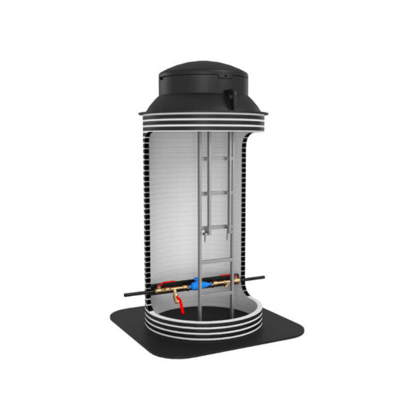 Veemõõdukaev Strong ID1000, PE plastluuk (soojustatud lukustatav)