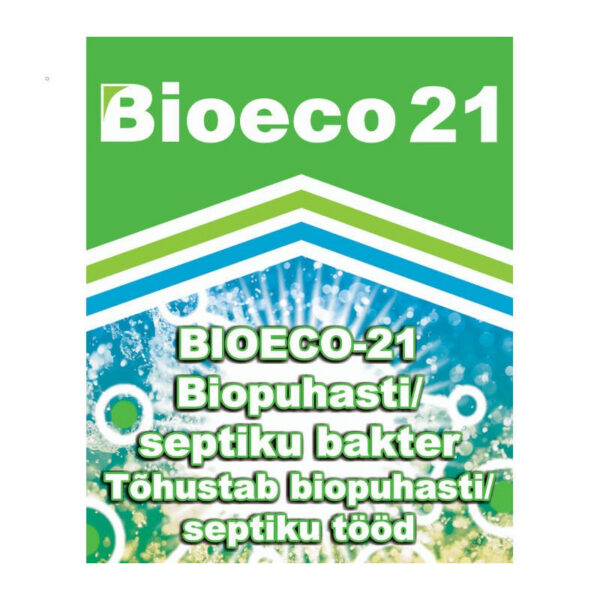 Bioeco-21 biopuhasti/septiku bakter. Tõhustab biopuhasti/septiku tööd, 5000g
